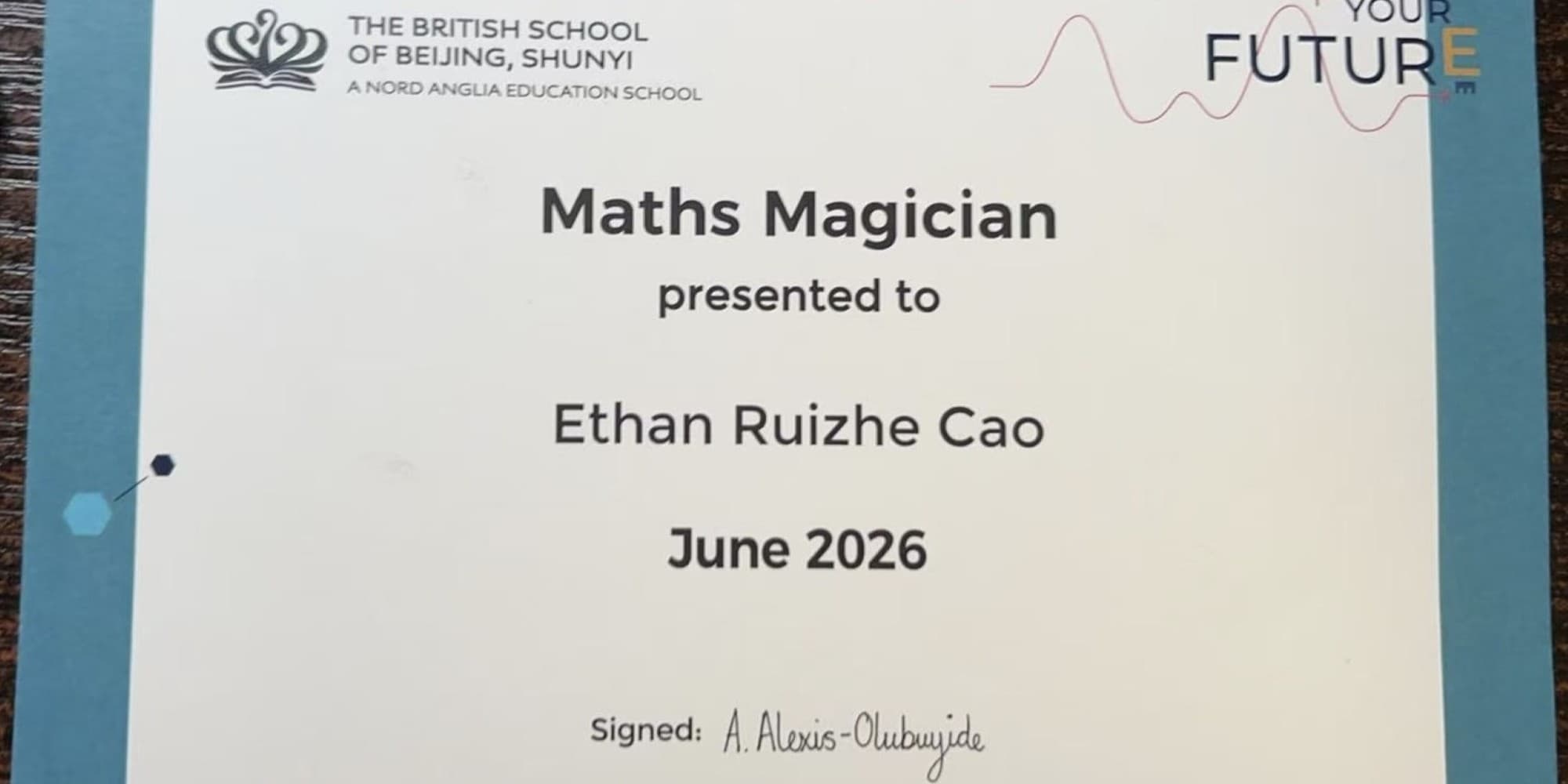 Cover Image for Maths Magician, Ethan!
